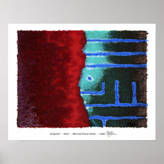 Abstrakt Fractal Series #0329 Poster