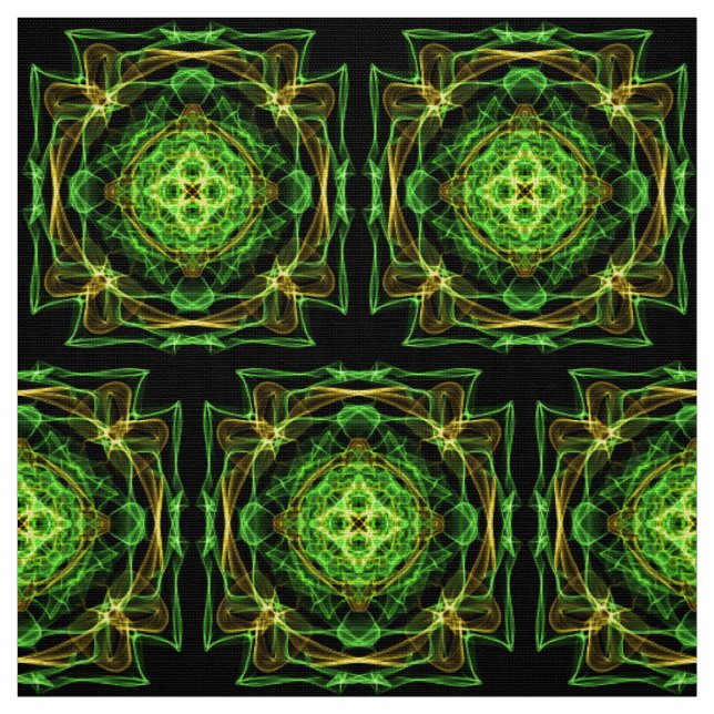 abstrakt fractalmönster tyg (Provkarta)