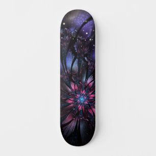 Abstrakt fraktal blommig design. mini skateboard bräda 18,5 cm