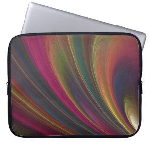 Abstrakt fraktal datorsleeve laptop fodral