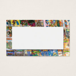 abstrakt från tecknad bok Store Visitkort