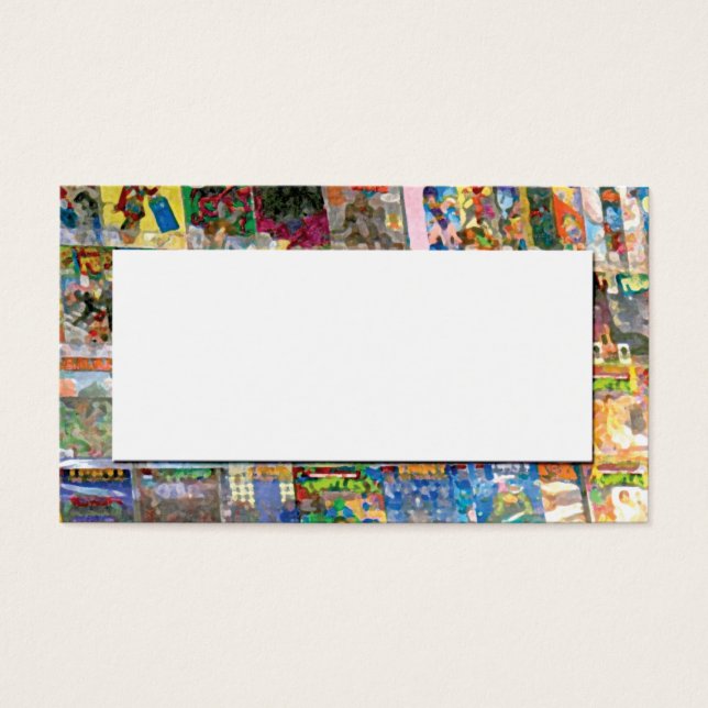 abstrakt från tecknad bok Store Visitkort (Framsidan)