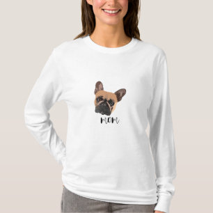Abstrakt fransk bulldogg t-shirt