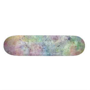 abstrakt fria händerteckning från vattenfärg old school skateboard bräda 18 cm