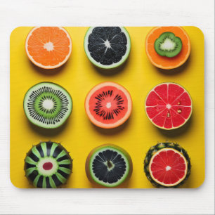 Abstrakt Fruit Färg Musmatta