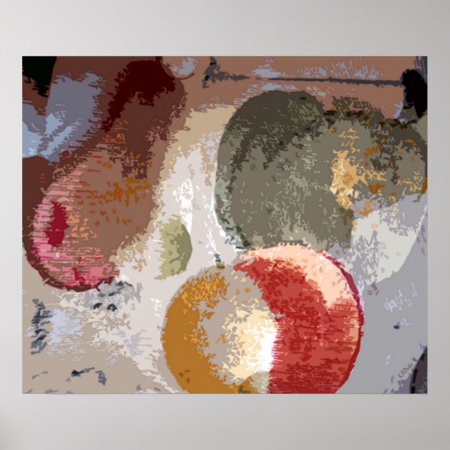 Abstrakt Fruit Poster (Framsidan)