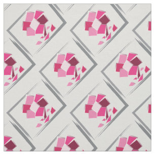 Abstrakt fuchsia-blomma tyg
