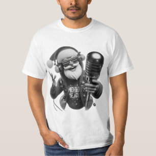 Abstrakt fusion: Mörk T-shirt Design