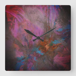 Abstrakt Fyrkantig Klocka