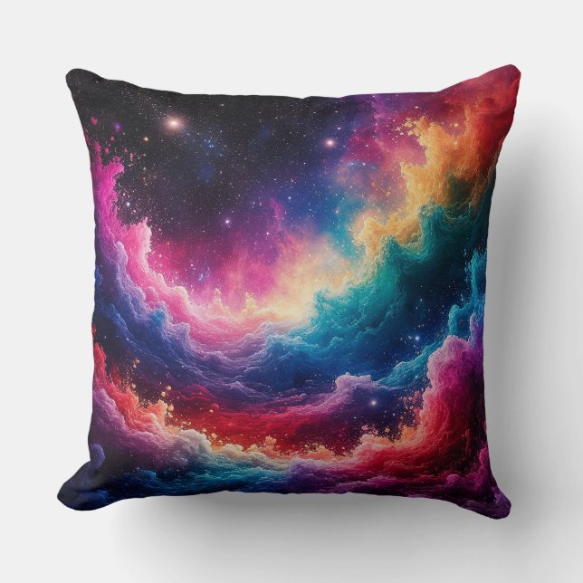 Abstrakt galaxscen kudde (Framsida)