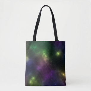 Abstrakt Galaxy Constellations Digital Art: I Tygkasse