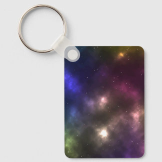 Abstrakt Galaxy Constellations Digital Art: III Nyckelring