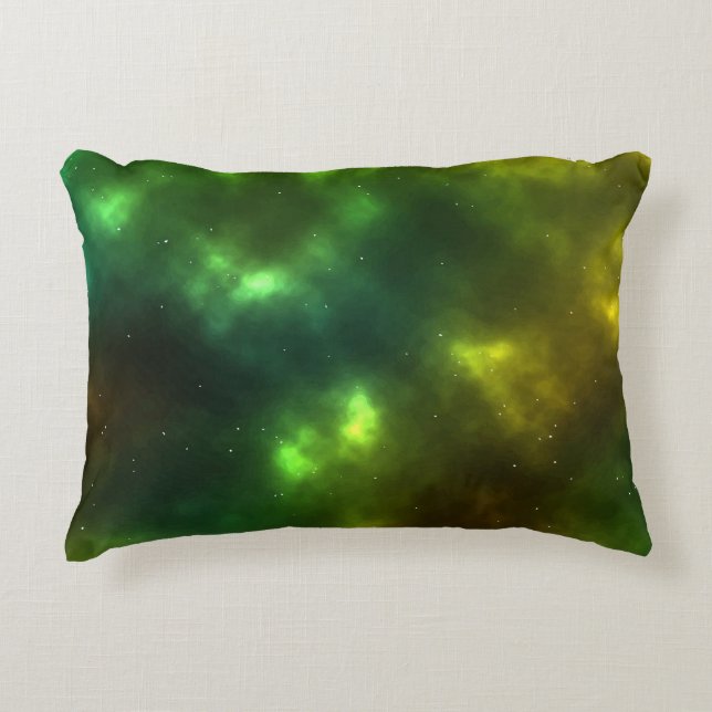 Abstrakt Galaxy Constellations Digital Art: IV Prydnadskudde (Framsidan)