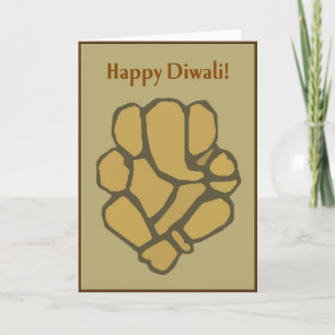 Abstrakt Ganesh Diwali-kort Kort