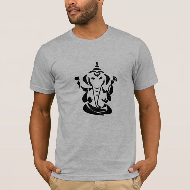 Abstrakt Ganesh - Yoga T-Shirt (Framsida)