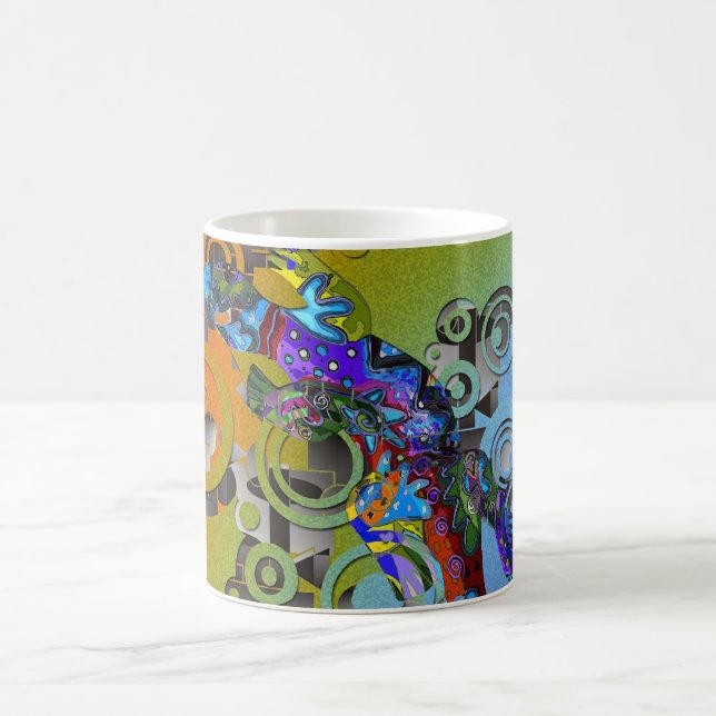 abstrakt Gecko Kaffemugg (Center)