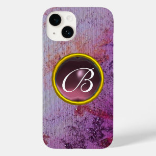 ABSTRAKT GEM MONOGRAM lila