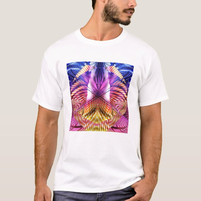 Abstrakt geometri 1.2d (app) tee (Framsida)
