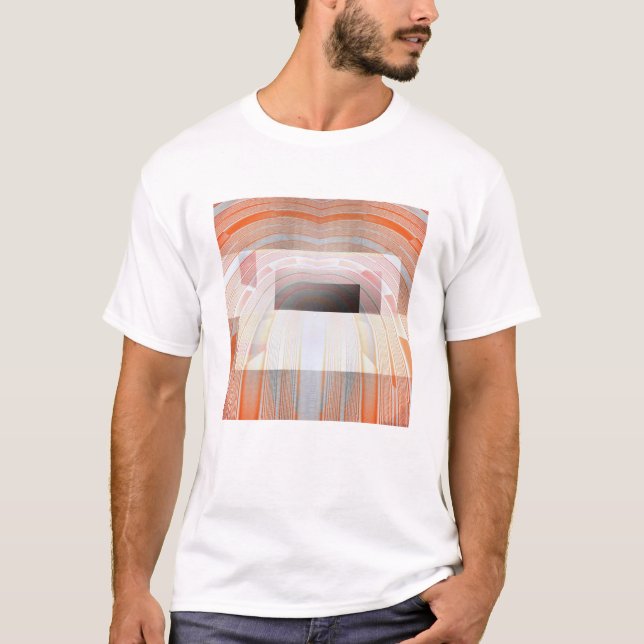 Abstrakt geometri 3.3a (skjortan) tröja (Framsida)