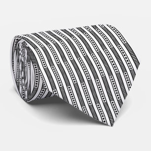 Abstrakt Geometric 030724 - Black and White Slips
