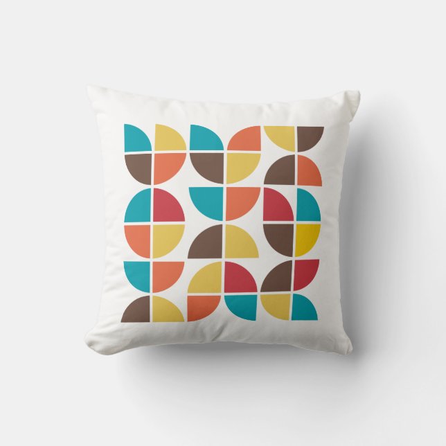 Abstrakt Geometric 110421v3 Dekorativ kudde (Framsida)