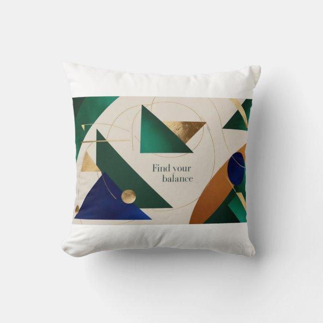 Abstrakt Geometric Art Modern minimalist Kudde (Framsida)