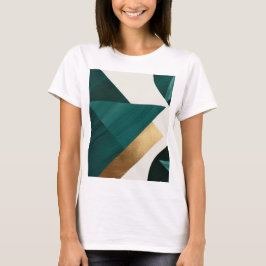 Abstrakt Geometric Art Modern poster minimalistisk T Shirt