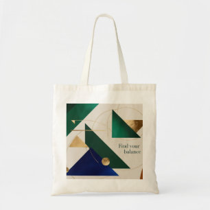 Abstrakt Geometric Art Modern till bag minimalist Tygkasse