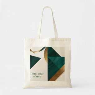 Abstrakt Geometric Art Modern till bag minimalist Tygkasse