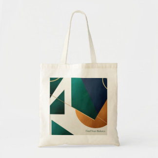 Abstrakt Geometric Art Modern till bag minimalist Tygkasse