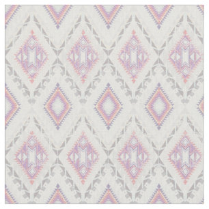 Abstrakt Geometric Aztec Mönster Tyg