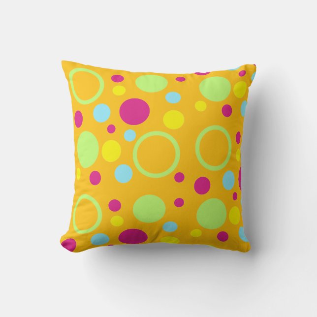Abstrakt Geometric Colorful Kudde (Framsida)