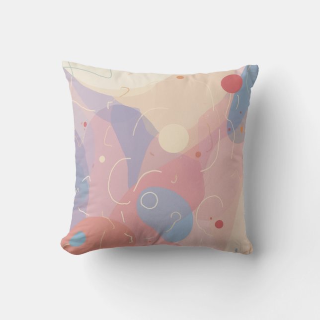 Abstrakt Geometric Dekorativ kudde (Framsida)