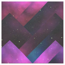 Abstrakt Geometric Galaxy Chevron Burgundy Rosa