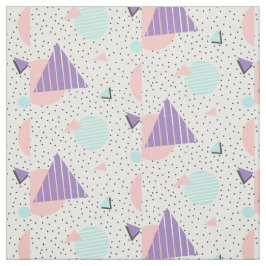 Abstrakt Geometric Lila Rosa Aqua Shapes Modern Tyg