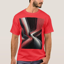 Abstrakt Geometric Manar-shirt