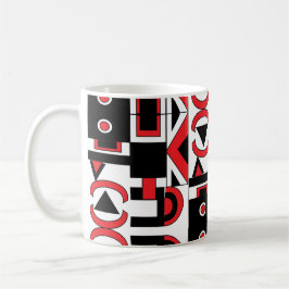 Abstrakt Geometric Modern Coola Kaffemugg