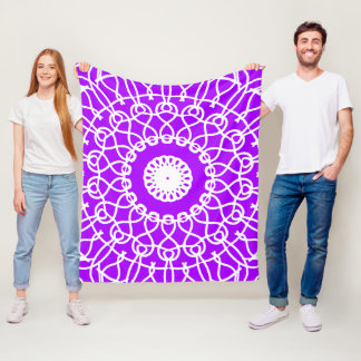 Abstrakt Geometric Mönster design Fleecefilt