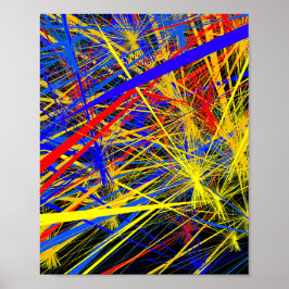 Abstrakt Geometric Mönster Design Poster