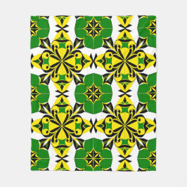 Abstrakt Geometric Mönster Fleecefilt