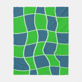 Abstrakt Geometric Mönster Fleecefilt