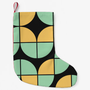 Abstrakt Geometric Mönster generativ beräkning Liten Julstrumpa