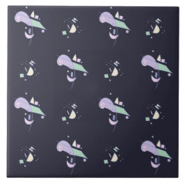 Abstrakt Geometric Mönster Kakelplatta