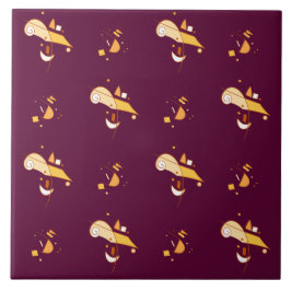 Abstrakt Geometric Mönster Kakelplatta