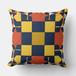 Abstrakt Geometric Mönster med pilar Kudde