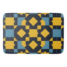 Abstrakt Geometric Mönster med Vibrant Färg