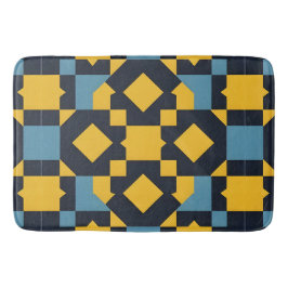 Abstrakt Geometric Mönster med Vibrant Färg Badrumsmatta