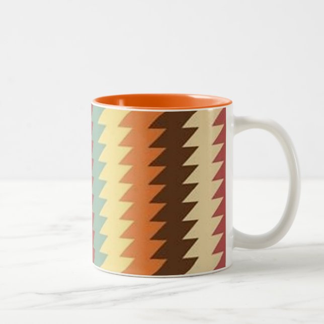 Abstrakt Geometric Mönster - Mugg (Höger)