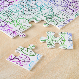 Abstrakt Geometric Mönster | Tilt och filtrerat | Pussel