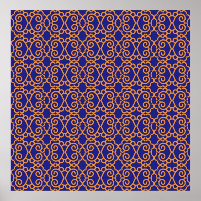 Abstrakt Geometric mönster vintage bakgrund. Tre Poster (Framsidan)
